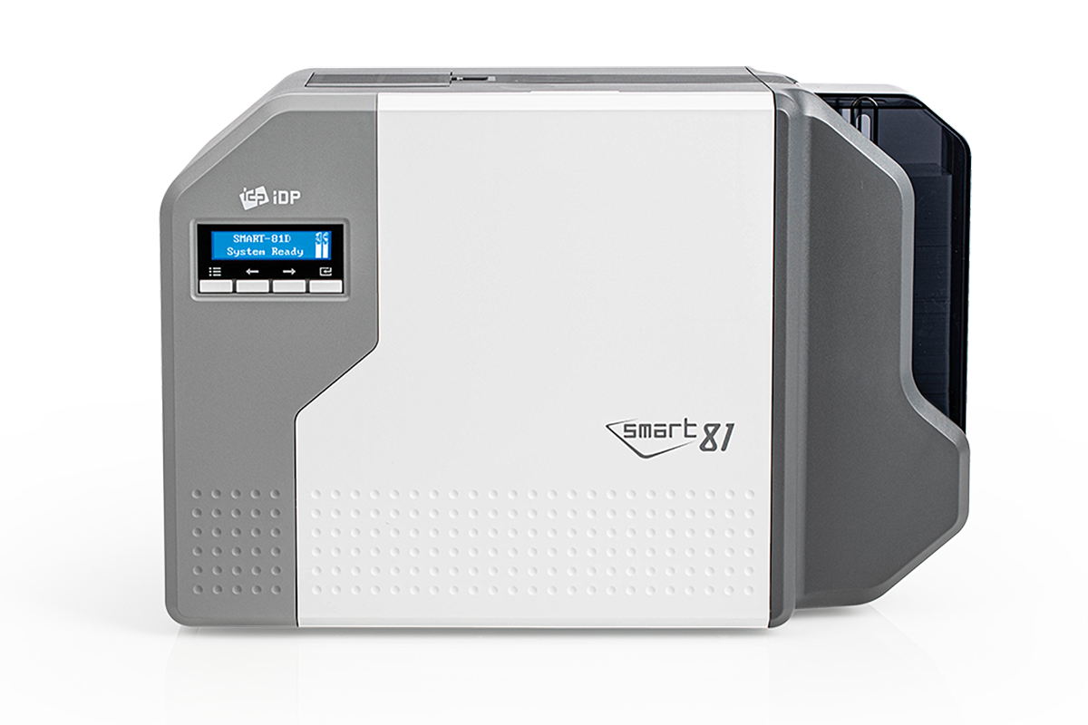 SMART-81D Duplex Retransfer HD ID Card Printer with 600dpi, Rapid Retransfer Tech, and 3-Year Warranty