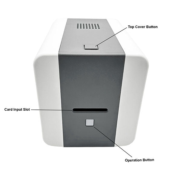 SMART-21S Simplex Hand-Fed ID Card Printer kit with 1-Year Warranty