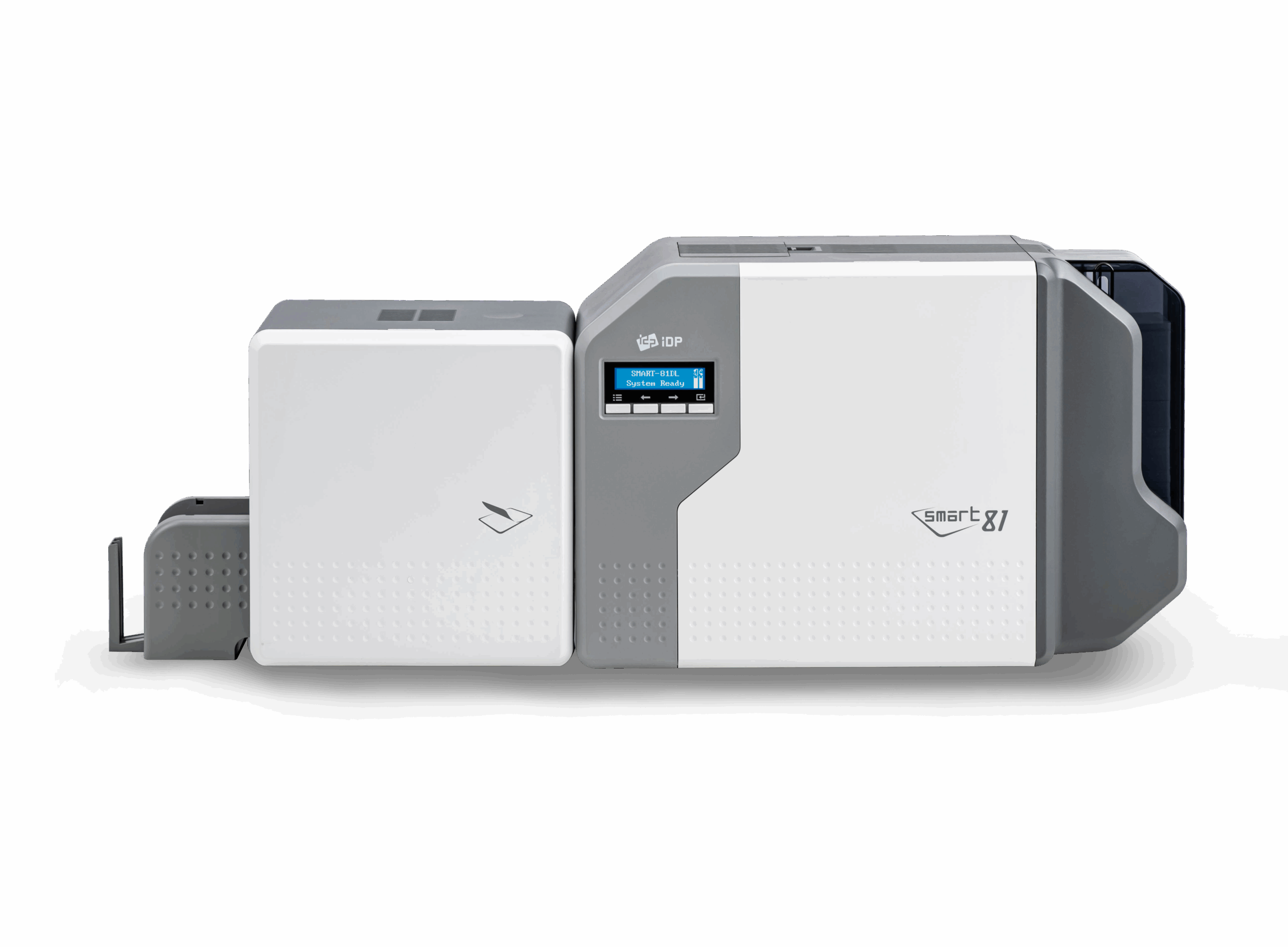 SMART-81S Simplex Retransfer ID Card Printer with 300dpi, Rapid Retransfer Tech, and 3-Year Warranty