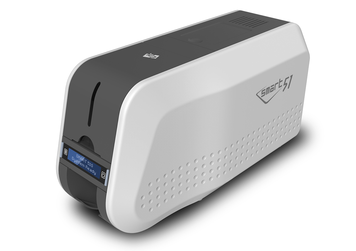SMART-51S Simplex High Speed ID Card Printer Kit with 3-Year Warranty
