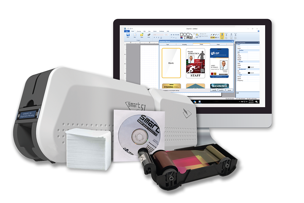 SMART-51L Duplex High Speed ID Card Printer and Laminator Kit with 3-Year Warranty