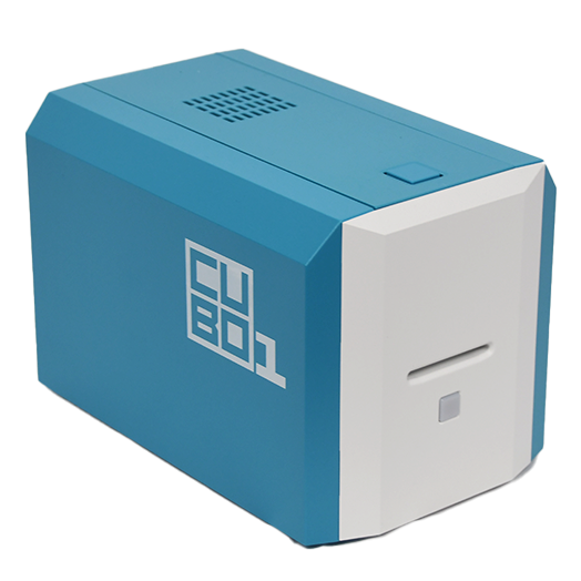 CUBO 1 Simplex Hand-Fed ID Card Printer kit with 1-Year Warranty