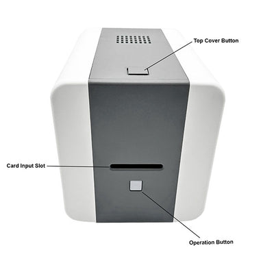 SMART-21S Simplex Hand-Fed ID Card Printer kit with 1-Year Warranty