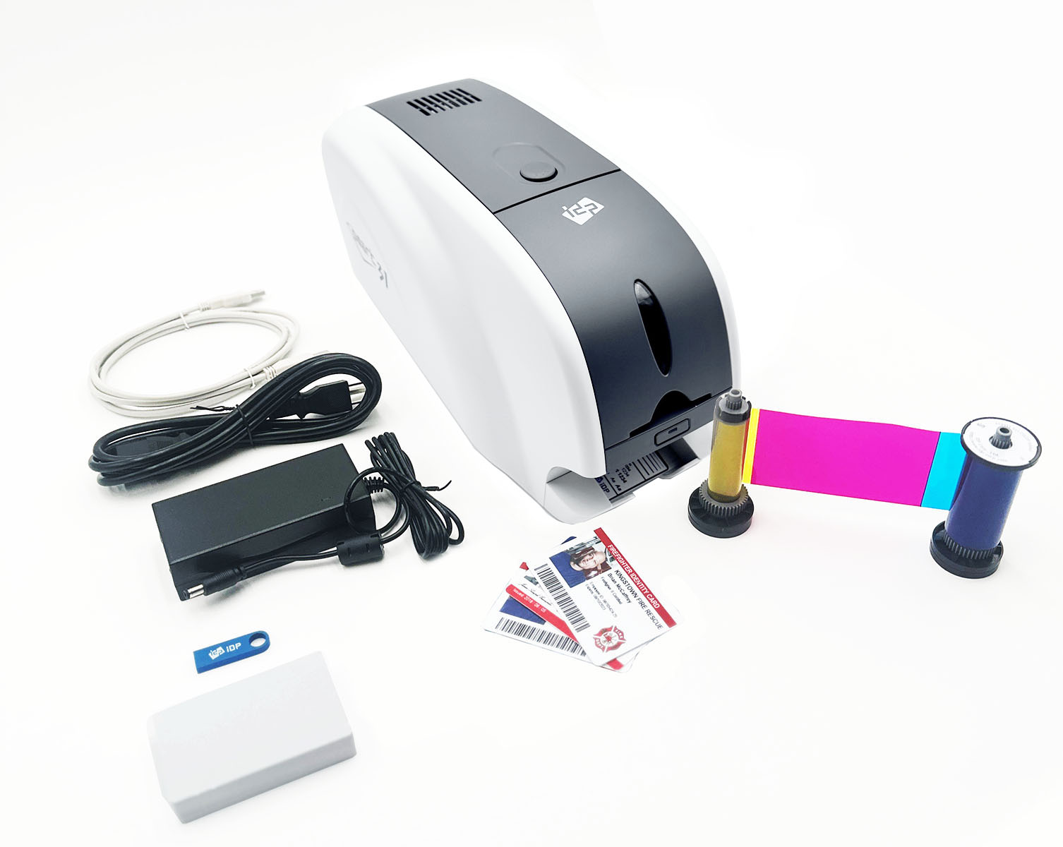 SMART-31S Simplex ID Card Printer Ethernet with 3-Year Warranty