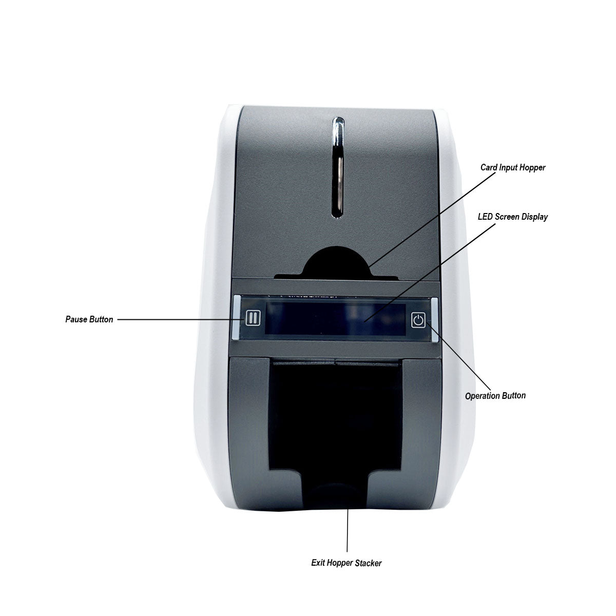 SMART-51S Simplex High Speed ID Card Printer Kit with 3-Year Warranty