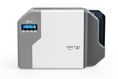 SMART-81S Simplex Retransfer ID Card Printer with 300dpi, Rapid Retransfer Tech, and 3-Year Warranty