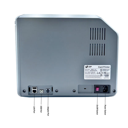 SMART-81S Simplex Retransfer ID Card Printer with 300dpi, Rapid Retransfer Tech, and 3-Year Warranty