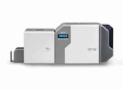 SMART-81D Duplex Retransfer HD ID Card Printer with 300dpi, Rapid Retransfer Tech, and 3-Year Warranty