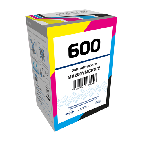 Magicard 600 YMCKOK 250 Shot Dye Film